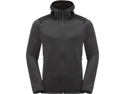 JACK WOLFSKIN Herren Unterjacke KOLBENBERG HOODED FZ M Grau