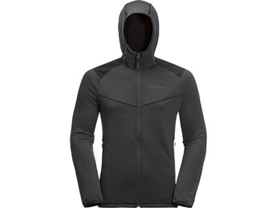 JACK WOLFSKIN Herren Unterjacke KOLBENBERG HOODED FZ M Grau