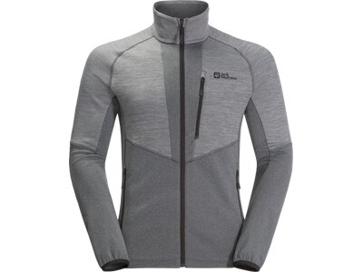 JACK WOLFSKIN Herren Unterjacke BLATTSTEIG FZ M Grau