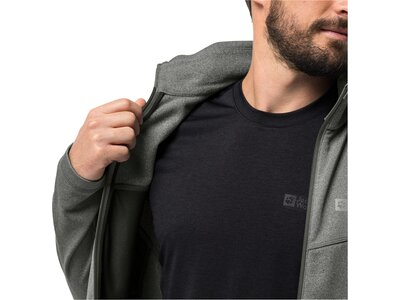 JACK WOLFSKIN Herren Unterjacke FORTBERG FZ M Grau