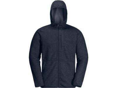 JACK WOLFSKIN Herren Unterjacke TANNENSPUR HOODED JKT M Schwarz