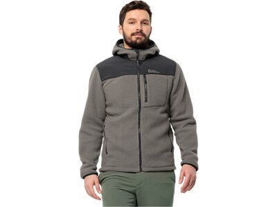 JACK WOLFSKIN Herren Unterjacke KAMMWEG PILE FZ M Grau