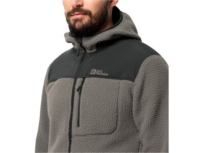 JACK WOLFSKIN Herren Unterjacke KAMMWEG PILE FZ M Grau