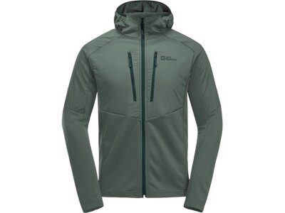 JACK WOLFSKIN Herren Unterjacke ALPGRAT PRO INS FZ M Grau