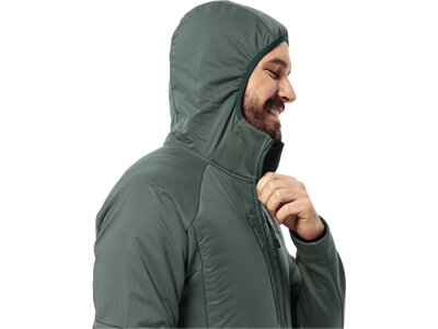 JACK WOLFSKIN Herren Unterjacke ALPGRAT PRO INS FZ M Grau