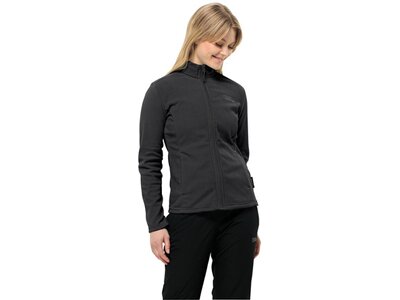 JACK WOLFSKIN Damen Unterjacke TAUNUS FZ W Schwarz
