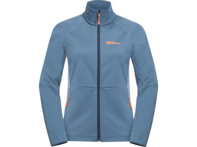 JACK WOLFSKIN Damen Unterjacke ALPGRAT FZ W Blau