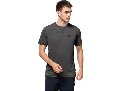 JACK WOLFSKIN Herren Funktionsshirt / T-Shirt "Crosstrail T Men" Grau