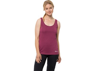 JACK WOLFSKIN Damen Shirt PACK & GO TANK W Lila