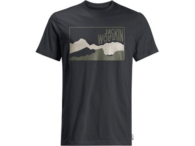 JACK WOLFSKIN Herren Shirt AUSBLICK T M Schwarz