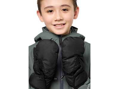 JACK WOLFSKIN Kinder Handschuhe EASY ENTRY MITTEN K Schwarz