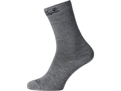 JACK WOLFSKIN Herren Merino Classic Cut Socks Grau