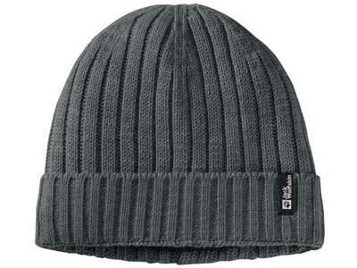 JACK WOLFSKIN Herren Mütze RIB KNIT BEANIE Grün