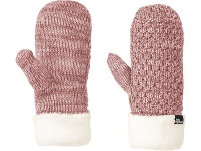 JACK WOLFSKIN Damen Handschuhe HIGHLOFT KNIT MITTEN WOMEN Blau