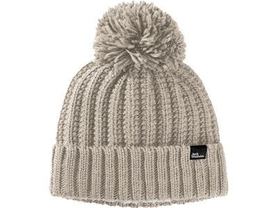 JACK WOLFSKIN Damen Mütze HIGHLOFT KNIT BEANIE W Braun