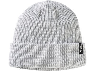 JACK WOLFSKIN Herren Mütze NIGHT HAWK BEANIE Silber