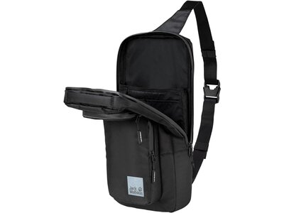 JACK WOLFSKIN Rucksack LYON CROSS OVER Schwarz