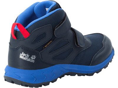 JACK WOLFSKIN Kinder Multifunktionsstiefel WOODLAND TEXAPORE MID VC K Blau