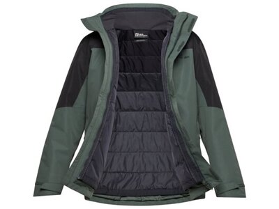 JACK WOLFSKIN Herren Doppeljacke ROMBERG 3IN1 JKT M Grün