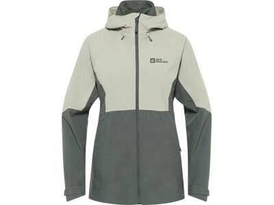 JACK WOLFSKIN Damen Doppeljacke GLAABACH 3IN1 JKT W Grün