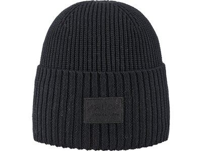 ARECO Damen Mütze Beanie Schwarz