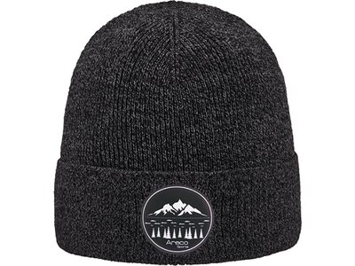 ARECO Herren Mütze Beanie Grau