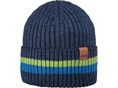 ARECO Kinder Mütze Beanie Juniors Blau