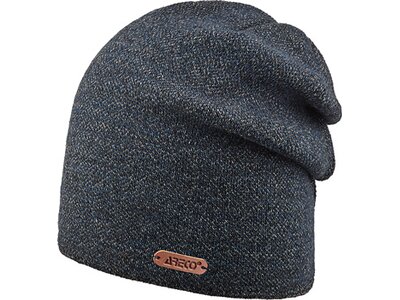 ARECO Herren Mütze Beanie Blau