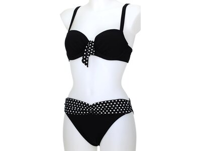 SUNFLAIR Damen Bikini Bikini Schwarz