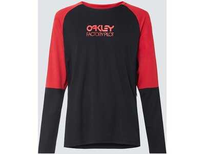 OAKLEY Herren Trikot SWITCHBACK LS TRAIL TEE Schwarz