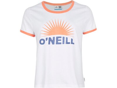 O'NEILL Damen Shirt MARRI RINGER T-SHIRT Weiß