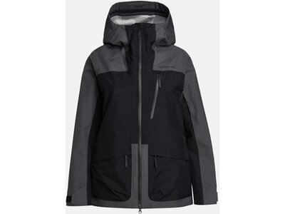 PEAK PERFORMANCE Damen Jacke W Vertical 3L Jacket-MOTION GREY-BLACK Weiß
