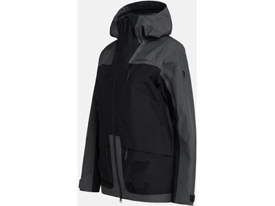 PEAK PERFORMANCE Damen Jacke W Vertical 3L Jacket-MOTION GREY-BLACK Weiß