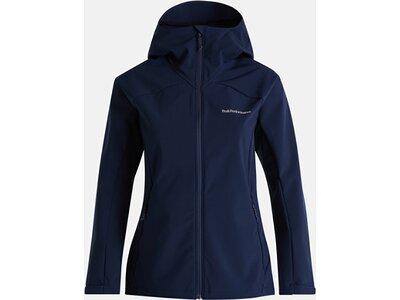 PEAK PERFORMANCE Damen Funktionsjacke W Explore Hood Jacket-BLUE SHADOW Weiß