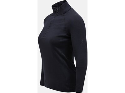 PEAK PERFORMANCE Damen Rolli W Magic Half Zip-BLACK-BLACK Schwarz