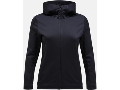 PEAK PERFORMANCE Damen Kapuzensweat W Rider Tech Zip Hood-BLACK Schwarz