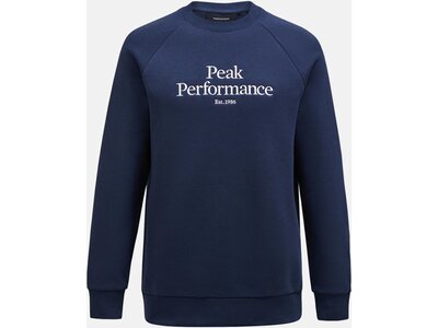 PEAK PERFORMANCE Herren Sweatshirt M Original Crew-BLUE SHADOW-OFFWHITE Blau