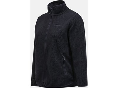 PEAK PERFORMANCE Damen Sweatshirt W Pile Zip Jacket-BLACK Schwarz