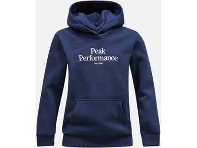 PEAK PERFORMANCE Kinder Sweatshirt Jr Original Hood-BLUE SHADOW-OFFWHITE Blau