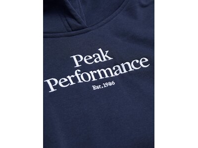 PEAK PERFORMANCE Kinder Sweatshirt Jr Original Hood-BLUE SHADOW-OFFWHITE Blau