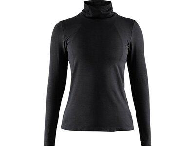 CRAFT Damen Unterhemd ESSENTIAL WARM TURTLENECK Schwarz