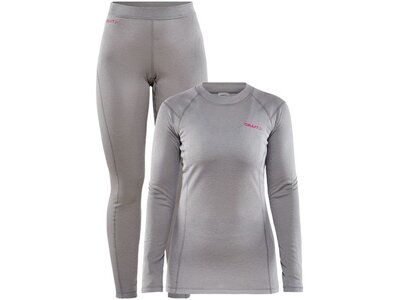 CRAFT Damen Unterwäsche Set CORE WARM BASELAYER SET W Grau