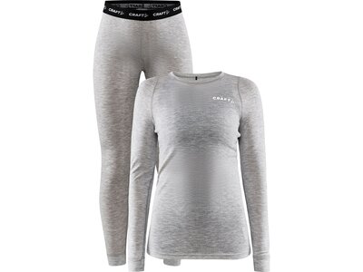 CRAFT Damen Wäscheset CORE Wool Merino Set W Grau