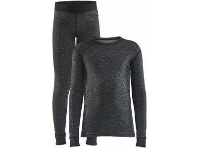 CRAFT Unterwäsche Set CORE WOOL MERINO SET JR Grau