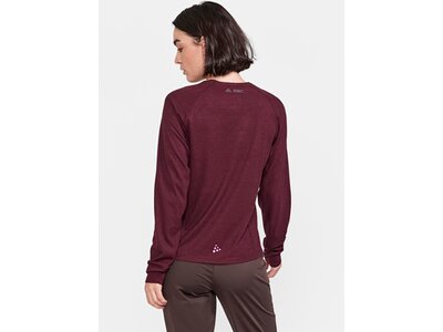 CRAFT Damen Jacke ADV Trail Wool Wind LS Tee W Rot