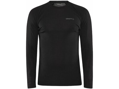CRAFT Herren Unterhemd ADV Wool Merino RN LS M Schwarz
