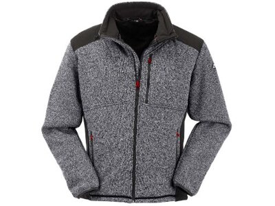 MAUL Herren Unterjacke Strickfleecejacke+Megaliner Br Grau