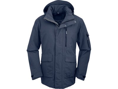 MAUL Herren Funktionsjacke Breitenstein Megatexparka+Kapu Blau