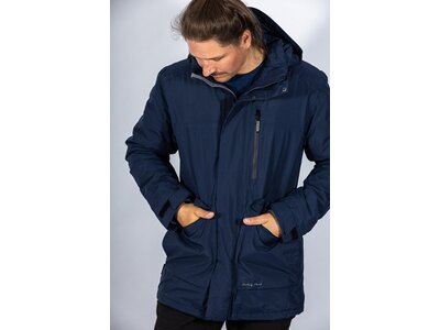 MAUL Herren Funktionsjacke Breitenstein Megatexparka+Kapu Blau