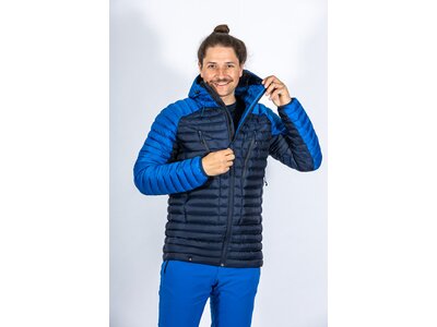 MAUL Herren Funktionsjacke KUEhtai Steppjacke+Kapuze Blau